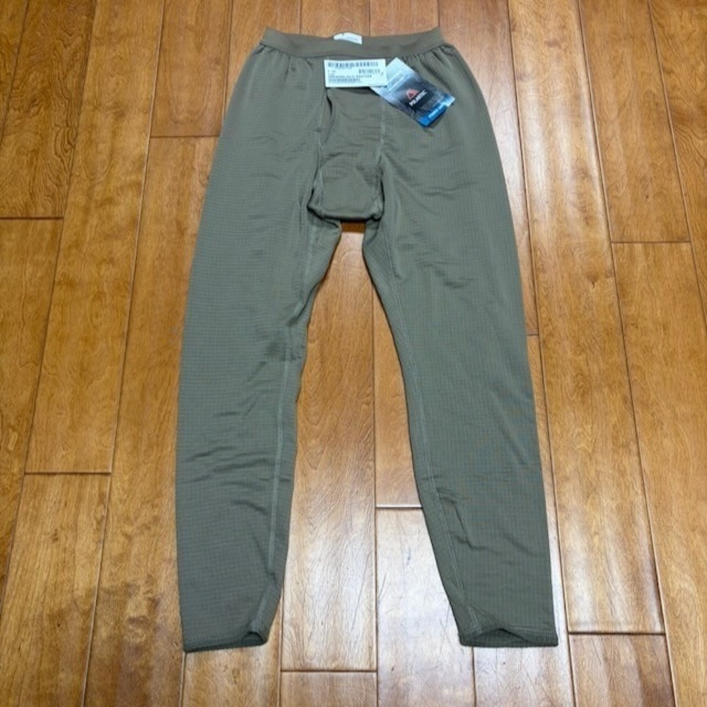 Polartec Mens Drawers Mid Weight Cold Weather (Gen III) Military Green Size S